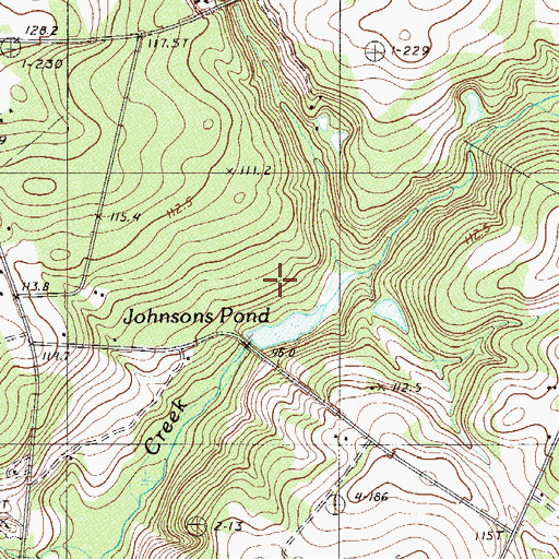 Topographic Map of South Carolina Noname 02086 D-2131 Dam, SC