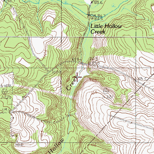 Topographic Map of Able-Corbitt Pond Dam D-2048, SC