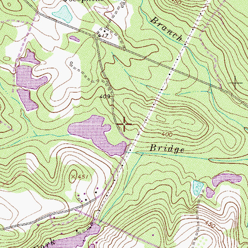 Topographic Map of South Carolina Noname 02108 D-2045 Dam, SC