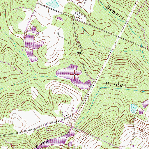 Topographic Map of Morris Lake, SC