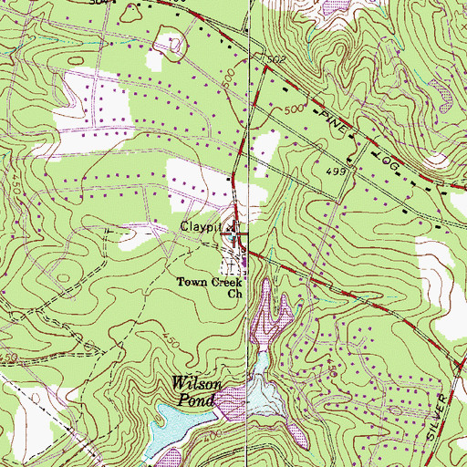 Topographic Map of Gem Lake, SC