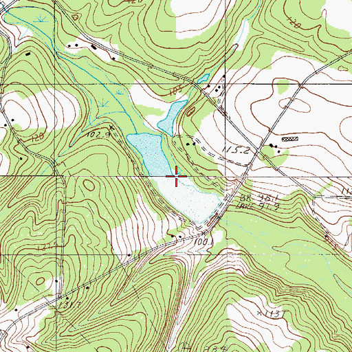 Topographic Map of Williams Pond, SC