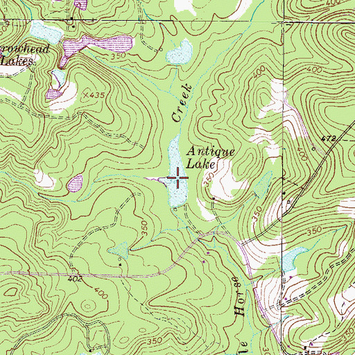 Topographic Map of South Carolina Noname 02134 D-2021 Dam, SC