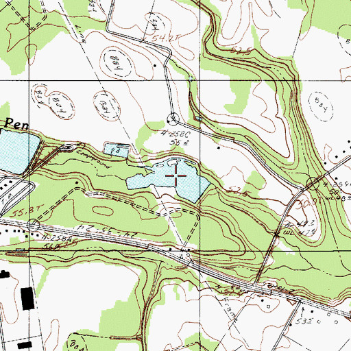 Topographic Map of Owens Pond, SC