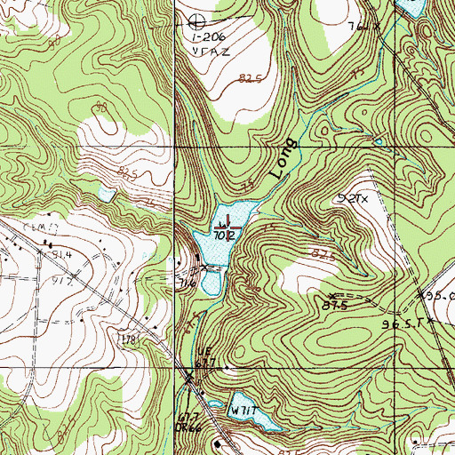 Topographic Map of Northside Lake, SC