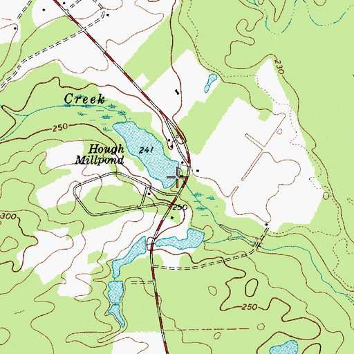 Topographic Map of South Carolina Noname 28008 D-2515 Dam, SC