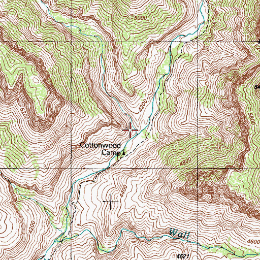 Topographic Map of The Transept, AZ
