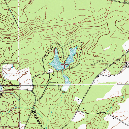 Topographic Map of Lake Elliott, SC