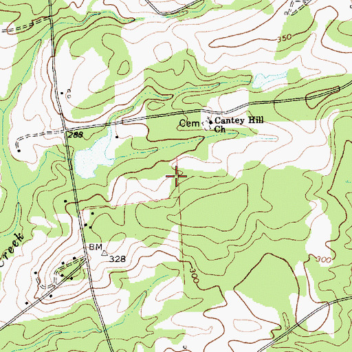 Topographic Map of South Carolina Noname 28039 D-1147 Dam, SC