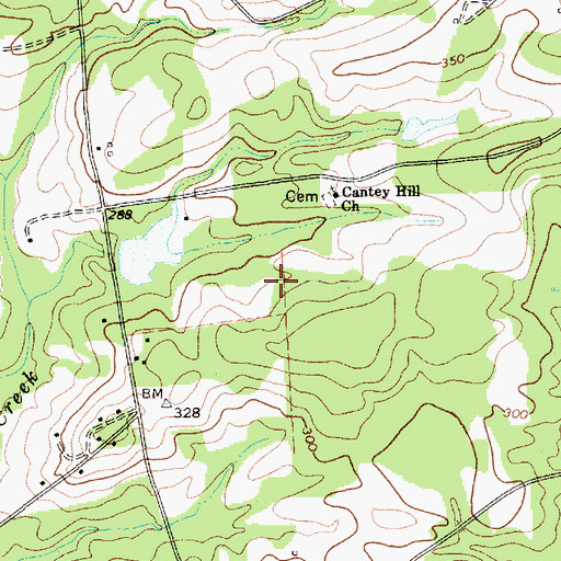 Topographic Map of Hudson Pond, SC