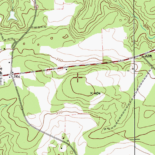 Topographic Map of South Carolina Noname 28049 D-2508 Dam, SC