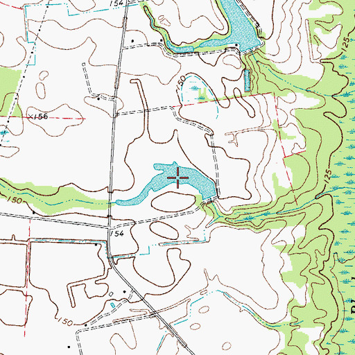 Topographic Map of Minnie Deschamps Pond, SC