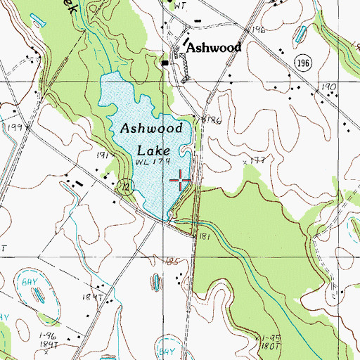 Topographic Map of South Carolina Noname 31012 D-2414 Dam, SC