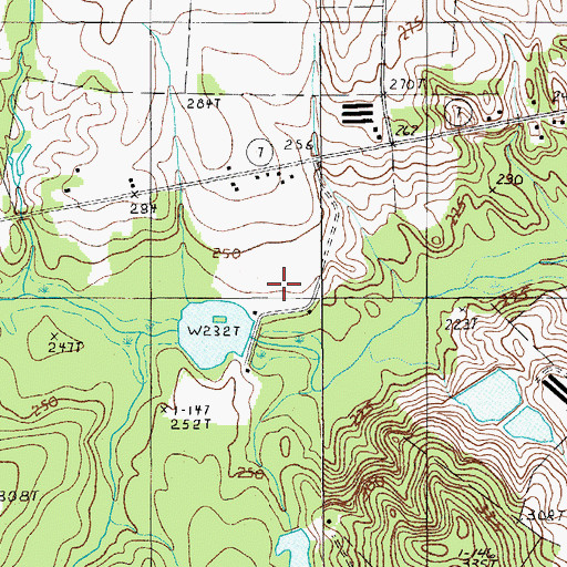 Topographic Map of Newell Pond, SC