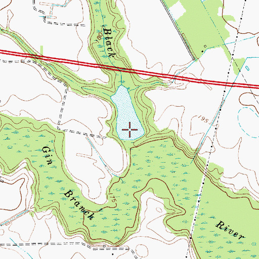 Topographic Map of South Carolina Noname 31021 D-2420 Dam, SC