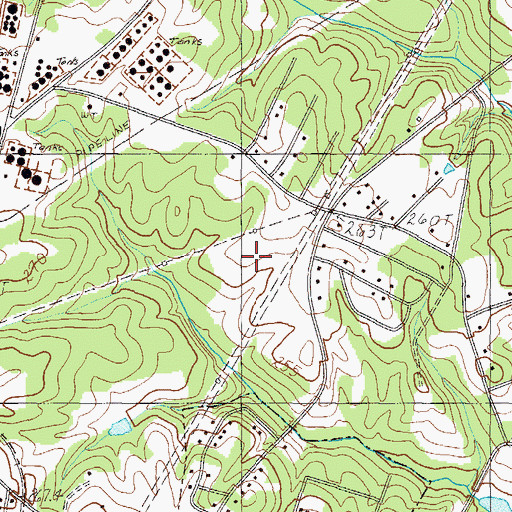 Topographic Map of South Carolina Noname 04028 D-3144 Dam, SC