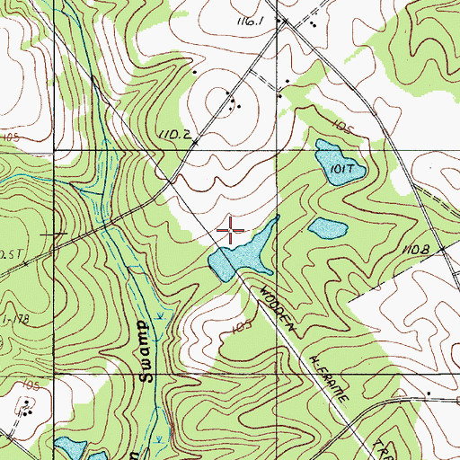 Topographic Map of South Carolina Noname 09003 D-2616 Dam, SC