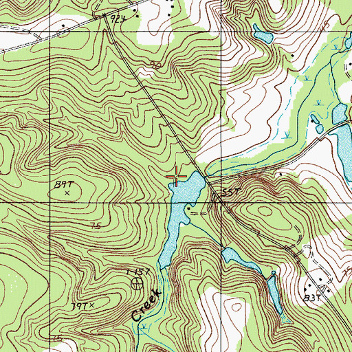 Topographic Map of South Carolina Noname 09006 D-2917 Dam, SC