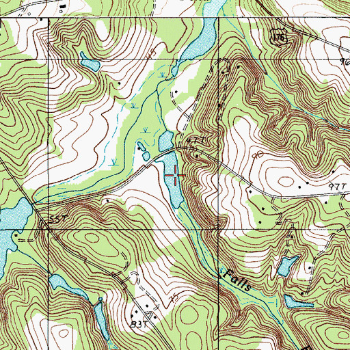 Topographic Map of Willie Rucker Pond, SC