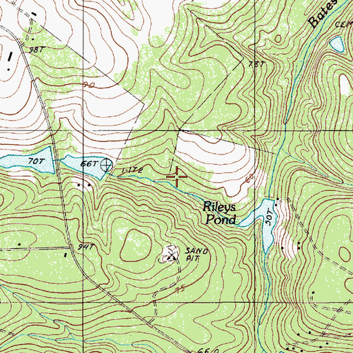 Topographic Map of I Prickett Pond, SC
