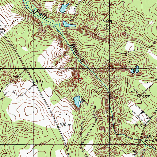 Topographic Map of South Carolina Noname 09020 D-2634 Dam, SC