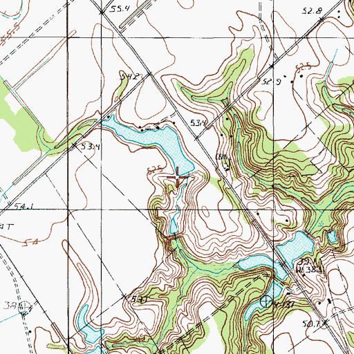 Topographic Map of South Carolina Noname 09029 D-2643 Dam, SC