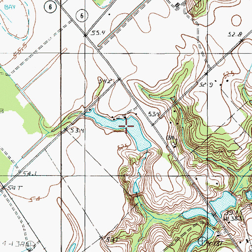 Topographic Map of D H Rast House Pond, SC