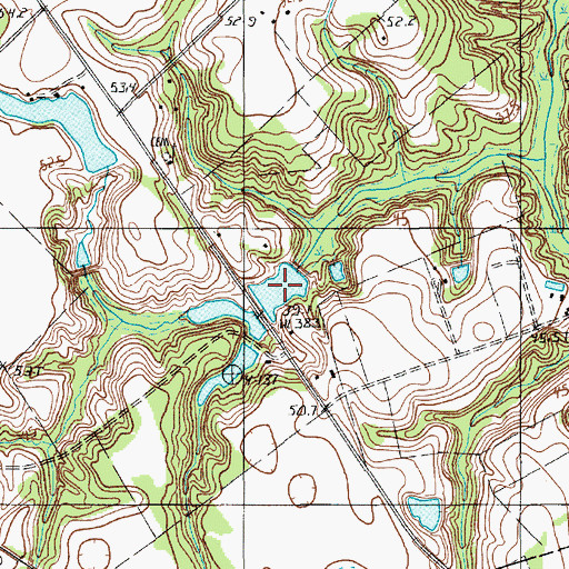 Topographic Map of R E Rast Pond, SC
