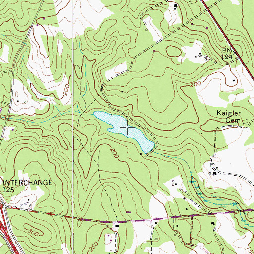 Topographic Map of Jamison Pond, SC