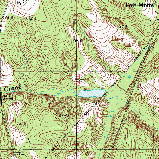 Topographic Map of Spigner Pond, SC