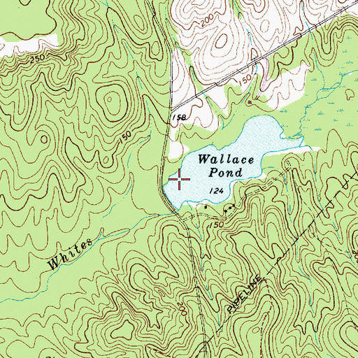 Topographic Map of Everette Mill Pond, SC