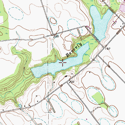 Topographic Map of L E Pence Pond, SC