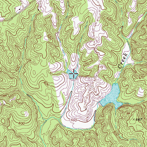 Topographic Map of Blackwell Lake, SC