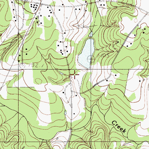 Topographic Map of Fishing Creek WCD Site Number Four, SC