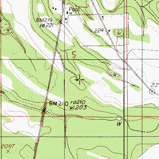 Topographic Map of New Liberty Baptist Church, AL