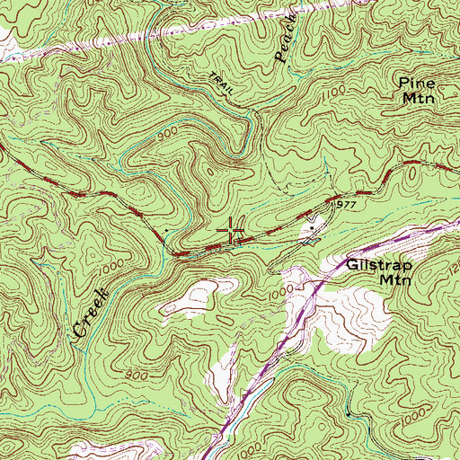 Topographic Map of Harris Pond, SC
