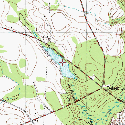 Topographic Map of Stukes Pond, SC