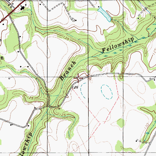 Topographic Map of South Carolina Noname 14012 D-3499 Dam, SC