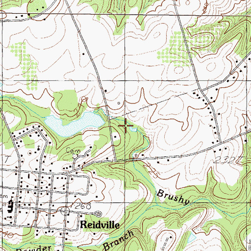 Topographic Map of South Carolina Noname 42030 D-3349 Dam, SC