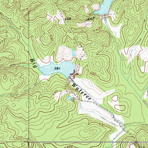 Topographic Map of Wateree Creek WCD Dam Number Two D-0537, SC