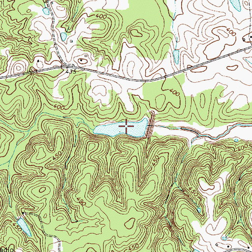 Topographic Map of Wateree Creek Watershed Structure Number Four, SC