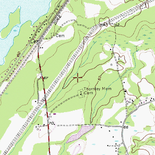 Topographic Map of South Carolina Noname 08016 D-3466 Dam, SC