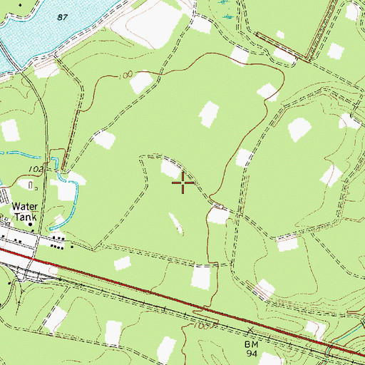 Topographic Map of South Carolina Noname 08019 D-3467 Dam, SC