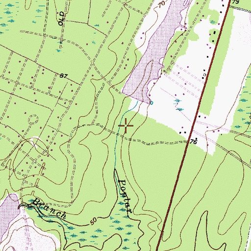 Topographic Map of Lake Satko, SC