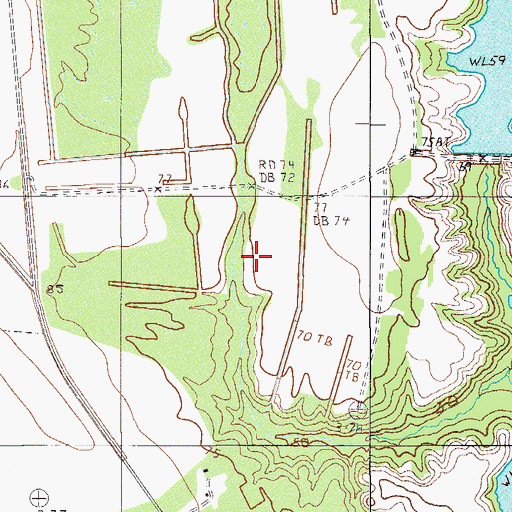 Topographic Map of South Carolina Noname 27004 D-2583 Dam, SC