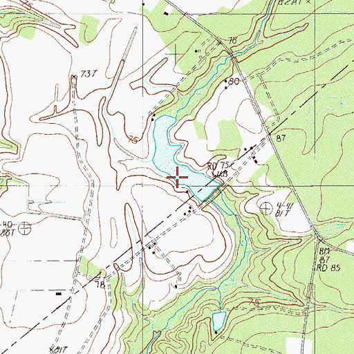 Topographic Map of Smiths Pond, SC