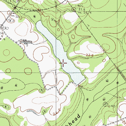 Topographic Map of South Carolina Noname 15028 D-2383 Dam, SC