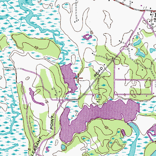 Topographic Map of South Carolina Noname 07005 D-2933 Dam, SC