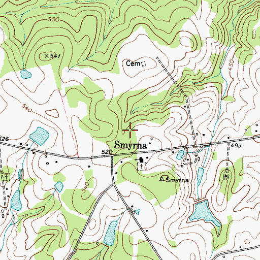 Topographic Map of Johnstons Pond D-1472 Dam, SC
