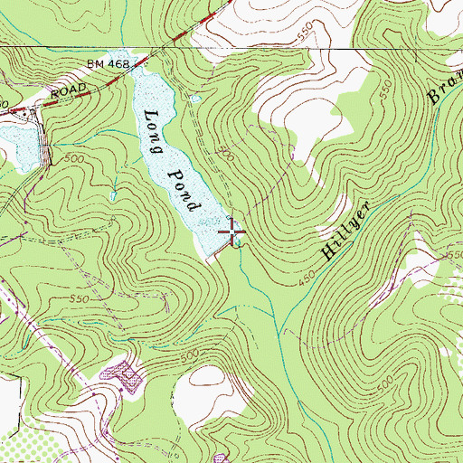 Topographic Map of South Carolina Noname 19021 D-0868 Dam, SC